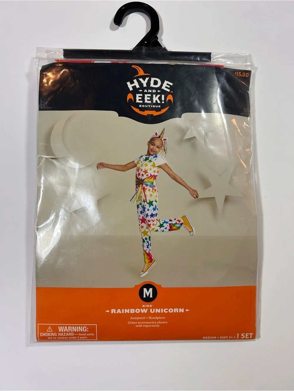 Hyde & Eek Rainbow Unicorn Kids Halloween Costume Medium 8 NIP